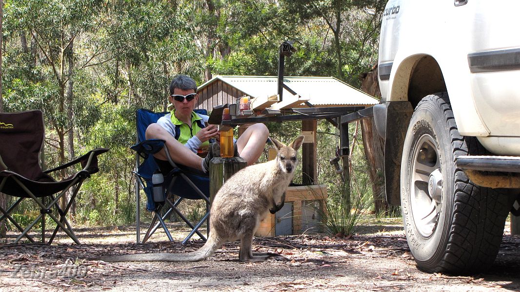 08-The locals help Heidi with lunch near Mulligans Hut.JPG